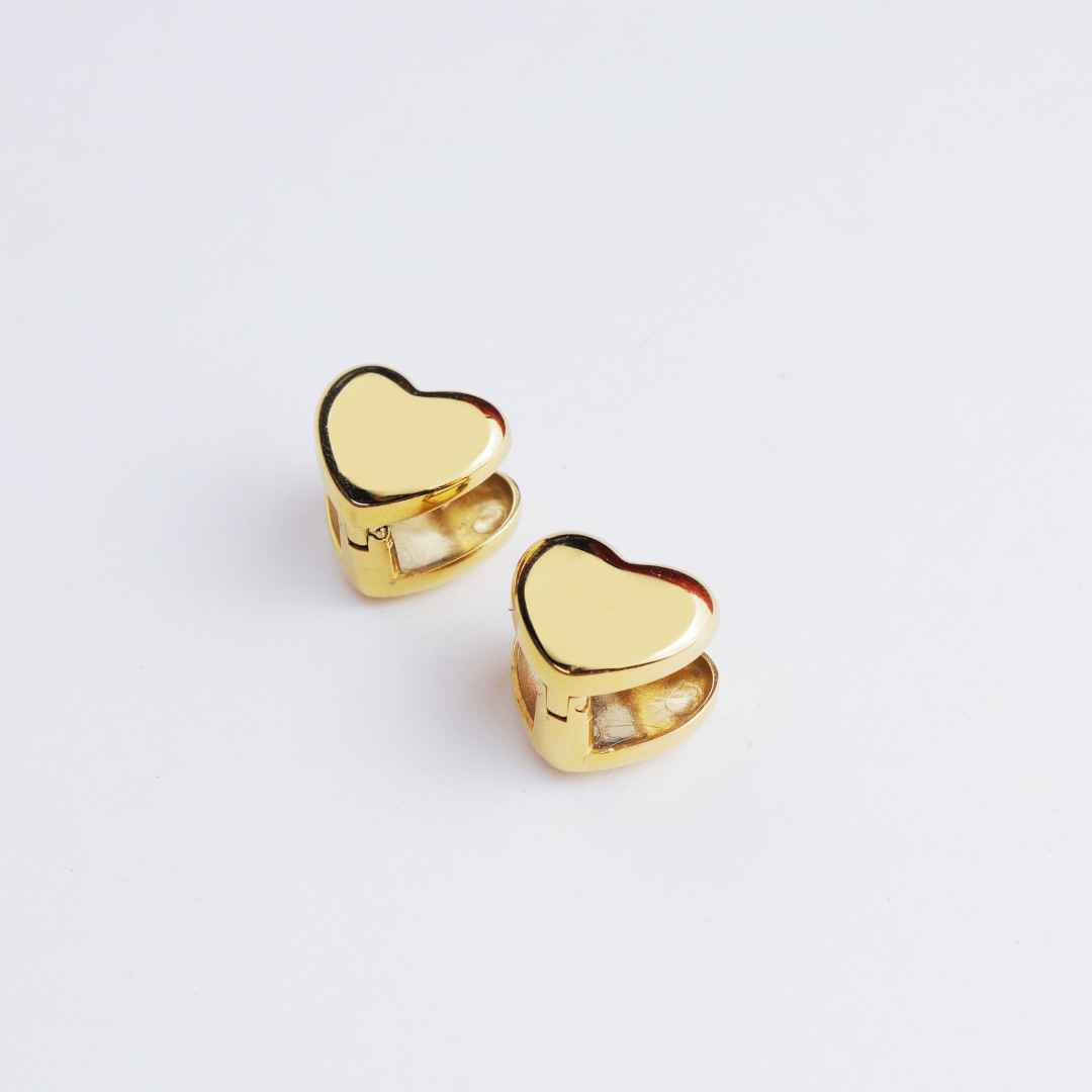 Double-Sided Heart Design Earrings for Girls and Women