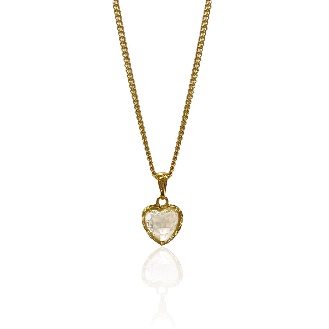 Love Heart Shape Valentine Pendant Western Necklace for Girls