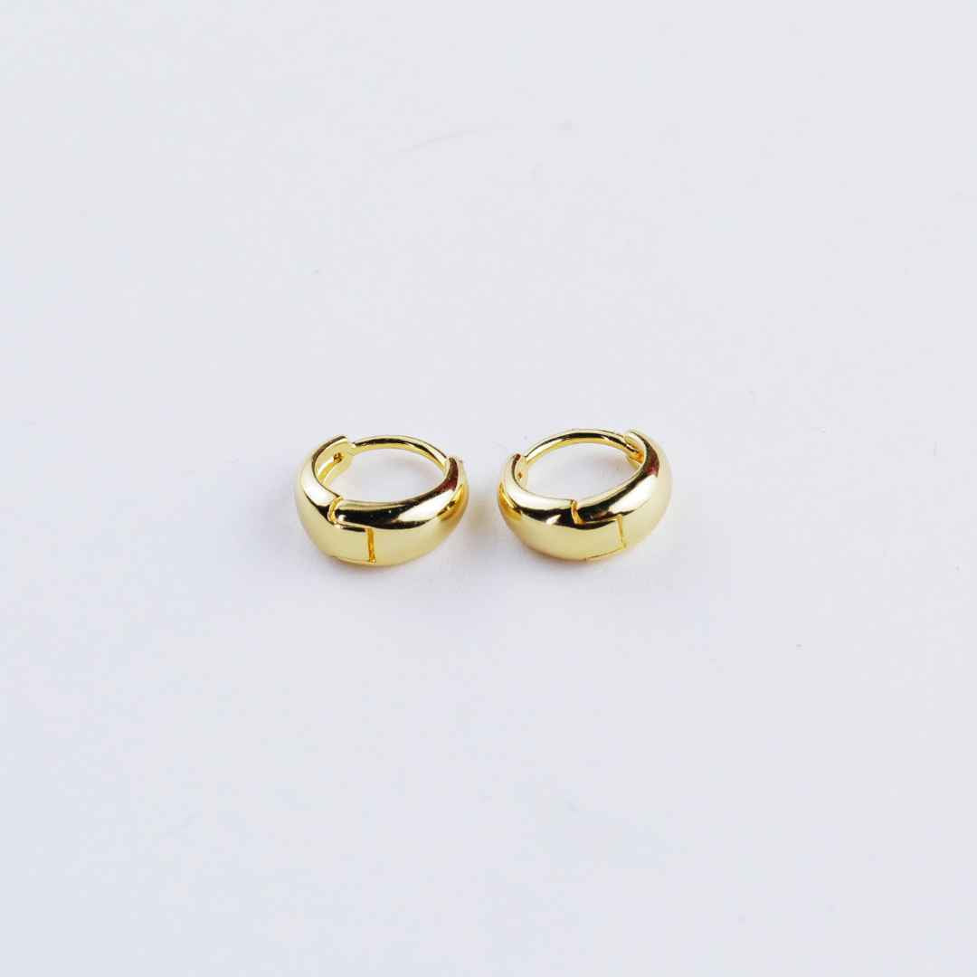 Trendy Stainless Steel Chunky Hoop Earrings