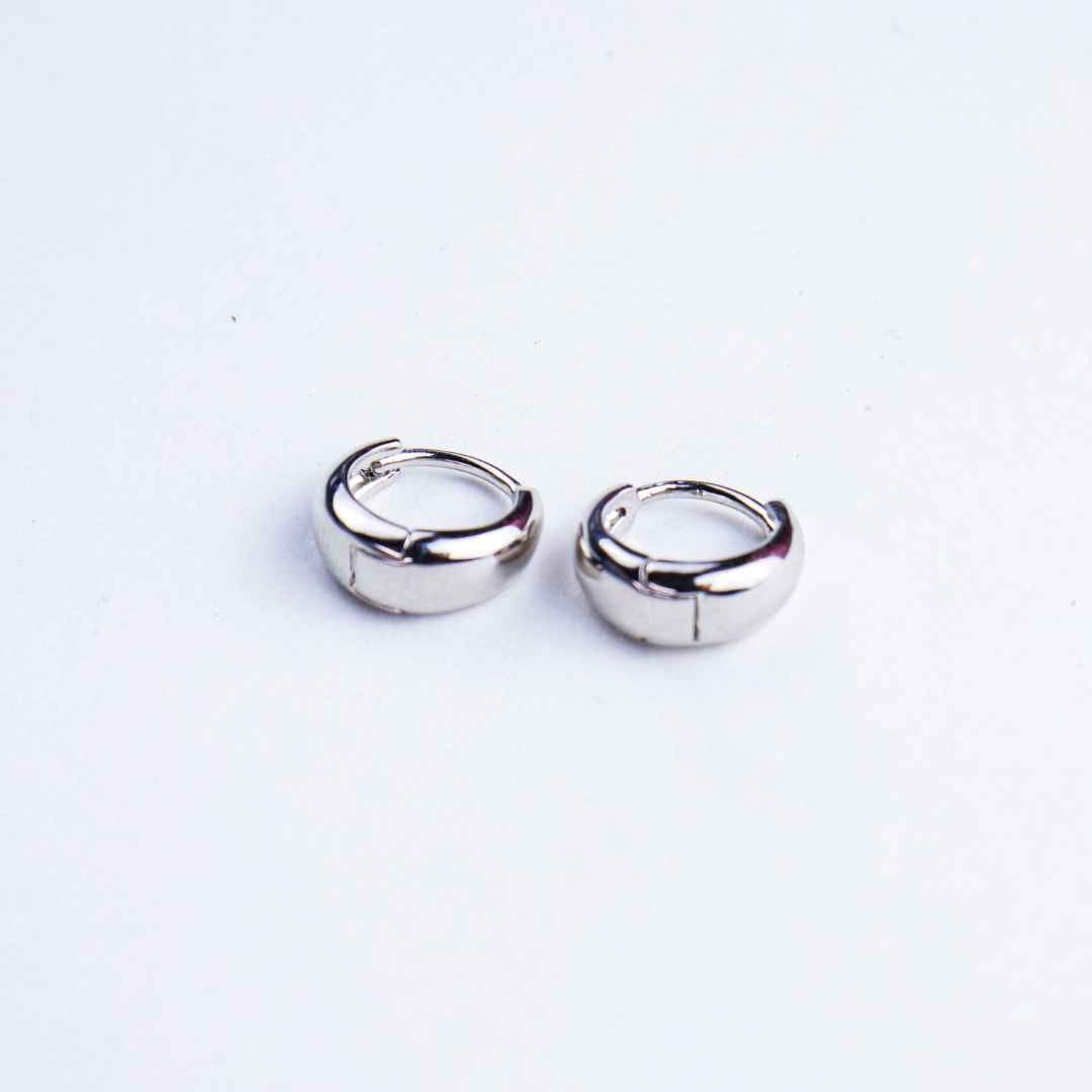 Trendy Stainless Steel Chunky Hoop Earrings